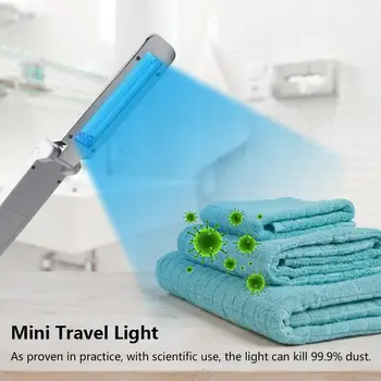 2W UV gel Dezinfectant Bagheta Led Lampă cu ultraviolete Germicide Telefon mobil Dezinfectare Lumina Usb Bactericid Pentru Turism Biroul de Acasă