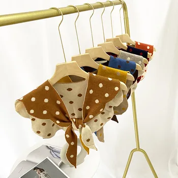 Tricotate punct Guler eșarfă Șal cald Femeilor Gât bandană designer de top folie de moda de lux, pelerine și cape