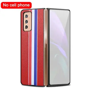 Potrivit pentru Samsung Zfold2 caz de telefon mobil Galaxy Z fold2 caz de telefon mobil ecran de pliere capacul din spate f9160 din piele de caz