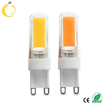 10buc/lot E14 G4 G9 LED Lampă AC 220V DC 12V COB bombillas Bec LED Lumini Înlocui 20W cu Halogen G4 lumina Reflectoarelor