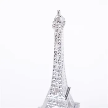 Cake Topper Decorative Cabinet Vin de argint Turnul Eiffel Decor Aliaj de Zinc Decor Acasă Îmbunătățire Cinci Dimensiuni