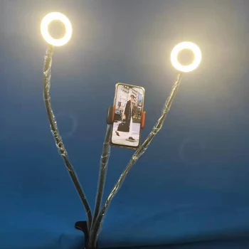Selfie LED-uri de Lumină Inel cu Telefonul Mobil, Suport pentru Youtube Live Stream Machiaj Camera Foto Studio Lampa pentru iPhone Android