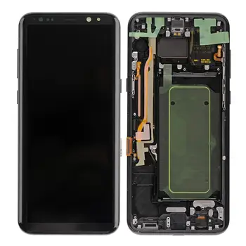ORIGINAL AMOLED S8Plus LCD Pentru SAMSUNG Galaxy Display S8+ Plus G955U G955F Ecran Tactil Digitizer Cu Mort la fața Locului Punct punct