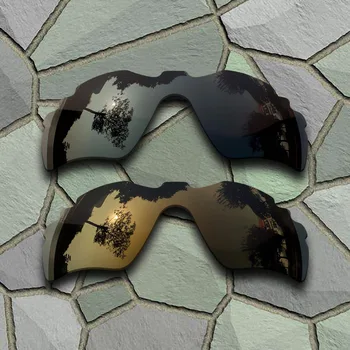 Gri, Negru si Bronz Cupru ochelari de Soare Polarizat Lentile de Înlocuire pentru Oakley Radar Path Ventilat