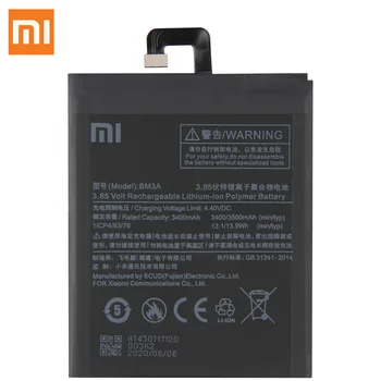 XiaoMi Original Inlocuire Baterie BM3A Pentru XiaoMi Note3 Nota 3 Noi de Autentice, Telefon Acumulator 3400mAh