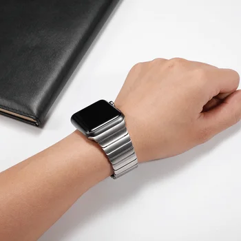 Curea din otel inoxidabil Pentru Apple watch band 44mm/42mm 40mm 38mm iwatch smartwatch-bratara Pentru apple watch seria 4 3 5 6 SE