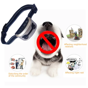 Câine De Companie Anti Scoarța Impermeabil Inteligent Cu Ultrasunete Anti Latrat Dispozitiv Electric Nu Mai Latre Gulere Câine De Formare