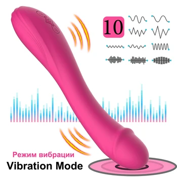 FLXUR G Spot Dildo Vibrator pentru Femeia de Silicon rezistent la apa Vibrador Masturbari Masaj sex Feminin Masturbator Adult Jucarii Sexuale pentru Femei