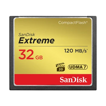 CF SanDisk Card de Memorie Card Extreme compact flash 32GB, 64GB, 128GB Card CF VPG-20 DE 120MB/s Pentru Bogat 4K și Full HD Video SDCFXS
