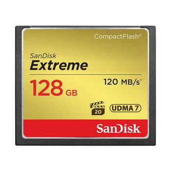 CF SanDisk Card de Memorie Card Extreme compact flash 32GB, 64GB, 128GB Card CF VPG-20 DE 120MB/s Pentru Bogat 4K și Full HD Video SDCFXS