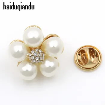 10BUC baiduqiandu Imitație Pearl Floare Bijoux Bijuterii, Ace de Brosa Pentru Femei, Fete Dress Saci de Pălării, Pantofi, Accesorii