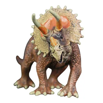 1buc Simulare Dinozaur Model de Cunoaștere Jucărie de Învățământ din Plastic Simulare Triceratops Dinozaur Jurassic Model de Colectare de Jucării