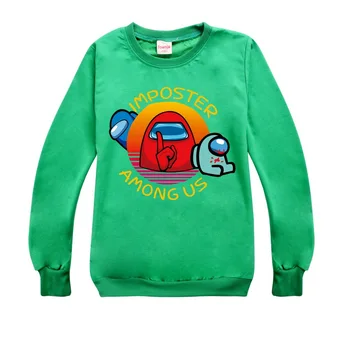 2020 pentru Copii de Toamna de Moda Topuri Printre noi Desene animate Moda Băieți și Fete Gât Pulovere Copii de Iarna cu Maneca Lunga T-shirt