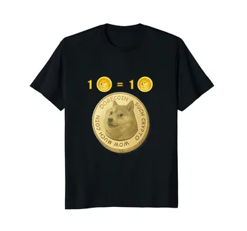 Oamenii Topuri Teuri 2019 Moda de Vara Noi Dogecoin Luna Crypto-moneda de 1 Doge = 1 Doge Funny T-Shirt Tricou