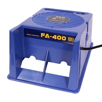 WSFS Cald 220V Fa-400 de Fier de Lipit Fum Absorbant,Esd Fume Extractor,Fumatul Instrument,Cu 10 Pc Activat Burete Ue Plug
