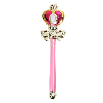 Cosplay elemente de Recuzită de Cosplay Anime Sailor Moon 20 Tsukino Usagi Bagheta Henshin Rod Glow Stick Spirală Inima Lună Rod Muzicale Baghetă Magică
