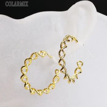 8 perechi de Gene lanț forma mainii cercel de înaltă calitate cu aur moda bijuterii hoop cercei pentru femei 51084