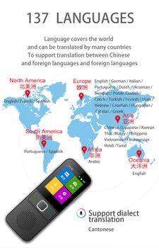 T10 Offline Voce-Traducator Inteligent Portabil 137 Limba în timp Real Traducător Fără Internet Inter-Mașină de Traducere