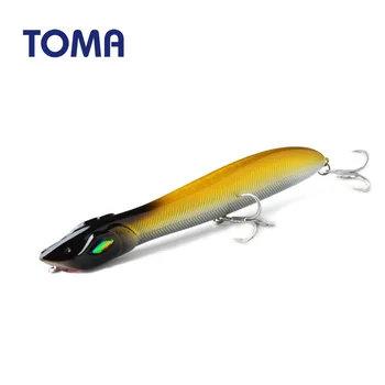 TOMA Topwater Popper Pescuit Nada Wobbler 140mm 27g Plastic Dur Momeală Artificială Crankbait Plutitoare Popper Pentru Bass, Stiuca