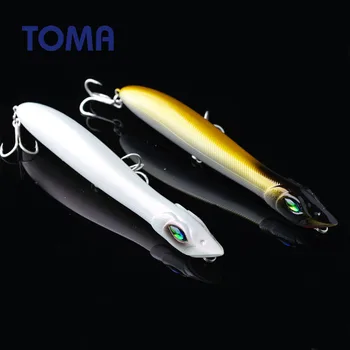 TOMA Topwater Popper Pescuit Nada Wobbler 140mm 27g Plastic Dur Momeală Artificială Crankbait Plutitoare Popper Pentru Bass, Stiuca