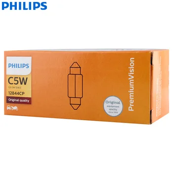 Philips Vision C5W Fest 12844CP Feston Standard Interior Lumina Semnalului Original Lămpi Placă Număr de Lumină en-Gros 10buc