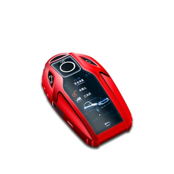 Noul Moale TPU Acoperire Completă de Mașini Inteligente pe Deplin cheie Cazul Shell Pentru BMW Seria 7 740 Seria 6 GT Seria 5 530i X3 Afișare Cheie Accesorii