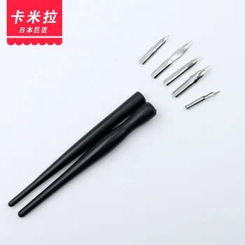 Japonia MARI MAEȘTRI Dip Pen benzi Desenate Stilou de Plastic Dip Pen 2 Titular 5 Peniță Set