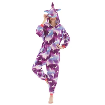 Adult Anime Unicorn Mov Kigurumi Onesie Costum Pentru Femei Animal Petrecere Onepieces Sleepwear Copil Deghizat În Haine De Acasă Fata