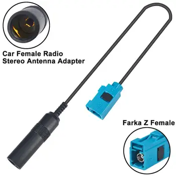 Fakra Z Femeie DIN Jack Auto Camion Player Stereo Adaptor Antenă GPS Antenă de Prelungire Coaxial RG174 15cm pentru Radio AM/FM