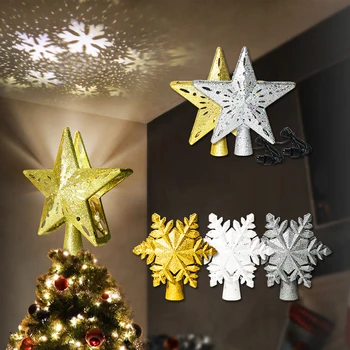 Stele clipeală Pom de Crăciun Lumini de Decor Viscol Proiecție de Iluminat Lampa de Decoratiuni de Craciun pentru Casa