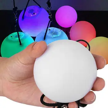 Noul Design belly dance bile LED-uri Multi-Colorate Strălucire POI aruncat bile de belly dance mână elemente de recuzită de scenă accesorii