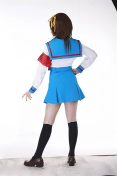 Suzumiya Haruhi No Yuuutsu anime cosplay Suzumiya Haruhi iarna uniformă școlară de cosplay, costume de halloween