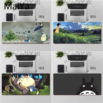 Maiya Calitate de Top Totoro Vecinul Meu Anime DIY Model de Design de Joc mousepad Transport Gratuit Mari Mouse Pad Tastaturi Mat
