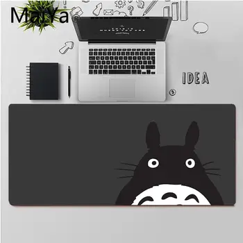 Maiya Calitate de Top Totoro Vecinul Meu Anime DIY Model de Design de Joc mousepad Transport Gratuit Mari Mouse Pad Tastaturi Mat