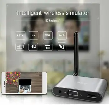 Mirascreen X6W, Plus Wireless HDMI VGA HDTV Dongle Adaptor Miracast, Airplay DLNA Oglindă Ecran pentru IOS, Android Telefon Pentru Mașină TV