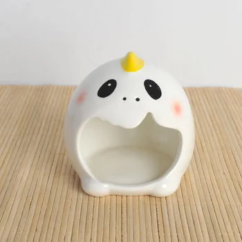 Moda Q Drăguț Ceramice Hamster lenjerie de Pat Ascunzătoarea Cuib Vara Rece să se Răcească Monstru de Desene animate Ceramice Cuib pentru animale de Companie Mici Hamster