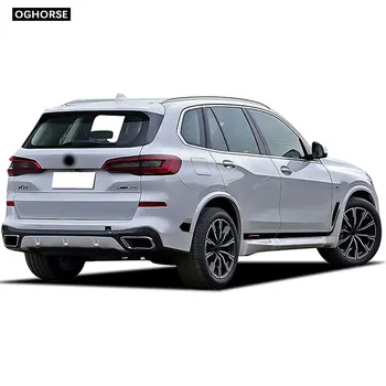 2 buc Masina Performanta Partea de Fusta Dungi Corpul Decal Autocolante pentru BMW X5 G05 2019-Prezent Accesorii, Negru-Gri