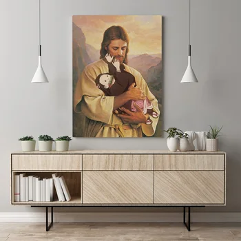 Isus Nezuko Kamado Panza Maimuță Drăguț Poster Pictura Perete Printuri De Arta Modular Poze Home Decor Pentru Camera De Zi, Fara Rama