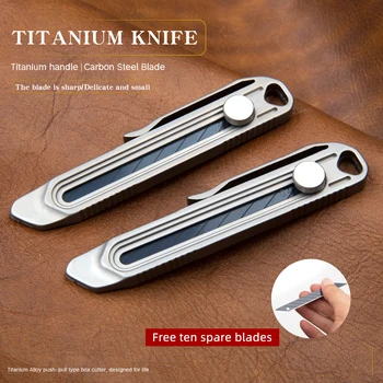 Aliaj de titan cuțit Mini cuțit cuțit de Arta lama este ascuțită și durabil de Taiere Scalabile