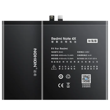 NOHON BN43 BN41 BN45 BN31 BM45 BM46 BM49 BM3B BM3E Baterie Pentru Xiaomi Redmi Notă 4X 5 4 3 2 Km Max Mix2 Mi8 de Înlocuire a Bateriei