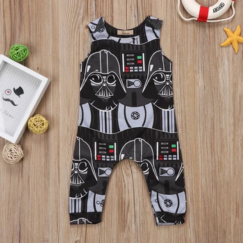 2020 Nou Hot de Moda Drăguț Copil copii Copii Baieti Star Wars Cotton Romper Salopeta Haine Haine одежда для новорожденых