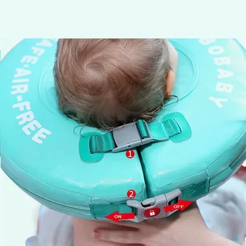 Copilul Piscină Cadă Solid De Siguranță Nu Trebuie Gonflabile Înot Pentru Copii Plutitoare Copii Float Gât Inel De Înot Accesorii