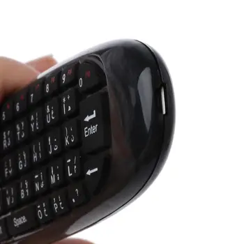 Rusă engleză C120 Zbor Air Mouse 2.4 G Mini Tastatura Wireless Reîncărcabilă Control de la Distanță pentru PC, Android TV Box
