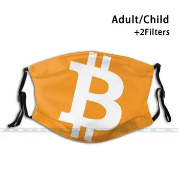 Cryptocurrency Bitcoin Design Personalizat Pentru Copilul Adult Masca Anti Praf Print Filtru Lavabil Masca De Fata Bitcoin Moneda Cripto