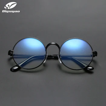 DIGUYAO Brand de Ochelari rotunzi Femei Optice, ochelari de calculator anti filtru de lumină albastră de blocare pahare TV jocuri Oboseala ochelari