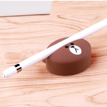 Silicon Creion de bază Pentru Apple Pencil 1 st 2-a Generație Touch Pen Pentru HUAWEI M-Creion Stylus bază de stilou capacitiv accesorii