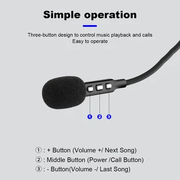 T2 Wireless Bluetooth 5.0 Cască Setul Cu Cască Difuzor Stereo Pentru Căști