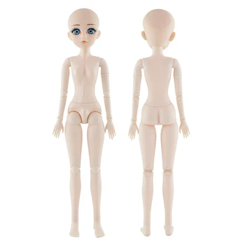 Noi 42cm BJD Păpuși Jucării 3D Ochi Albaștri DIY Goala Nud Capul Chel Papusa 26 Mobile Articulate de Corp de sex Feminin Bjd Păpuși Jucărie Pentru Fete, Cadou