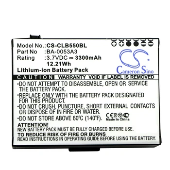 Cameron sino 3300mah baterie pentru CIPHERLAB CP50 CP55 BA-0053A3 de coduri de Bare, Scaner de Baterie