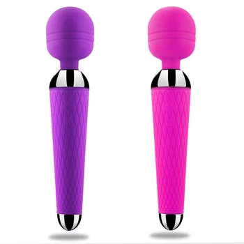 Bagheta magica Vibratoare pentru femei Produse pentru Sex AV Vibratoare pentru adulți USB Reîncărcabilă Jucarii Sexuale pentru o femeie vibrator pentru clitoris